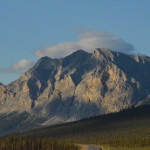 Sukapak Mountain. Pressure has turned the limestone into marble. 