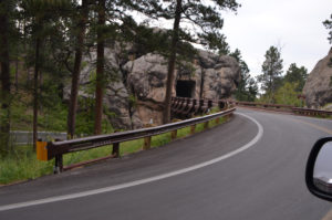 Top of one of these 270 degree turns, after bridge goes straight into the tunnel.