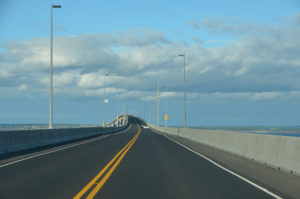 On the bridge