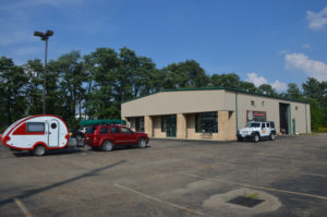 Trailer at the sales office