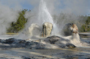 Grotto was erupting constantly.