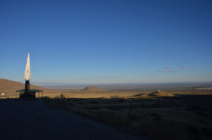 From San Augustin Pass looking out over White Sands Missle range.